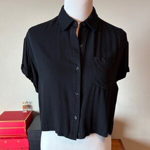 Black Button-Up Shirt